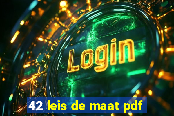 42 leis de maat pdf